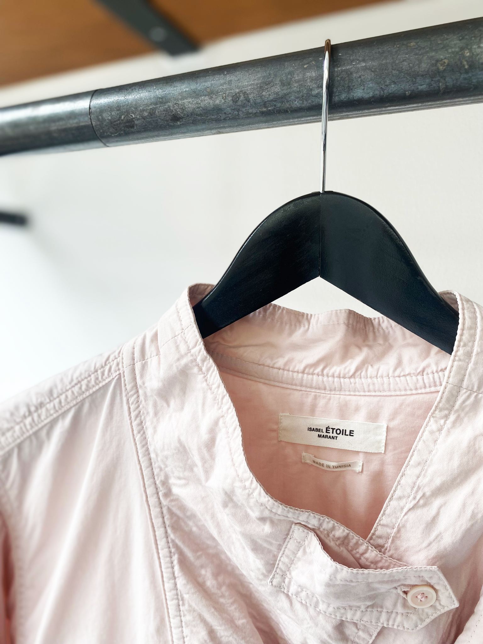 Isabel Marant Étoile soft pink wide sleeve top size 36