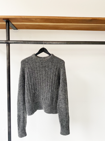 Acne Studios dark grey mohair knit size M