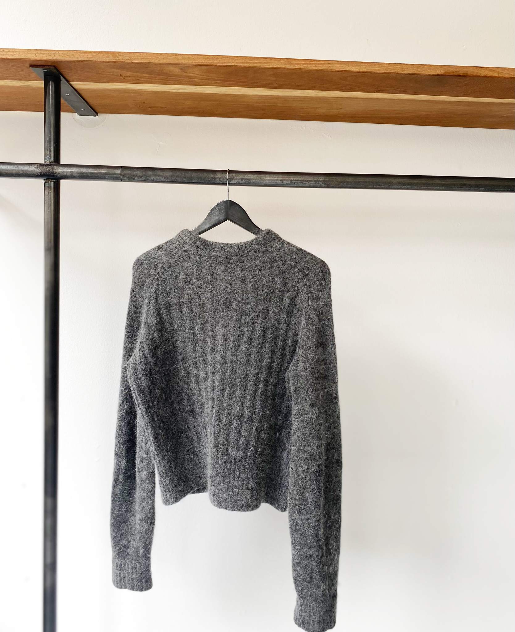 Acne Studios dark grey mohair knit size M