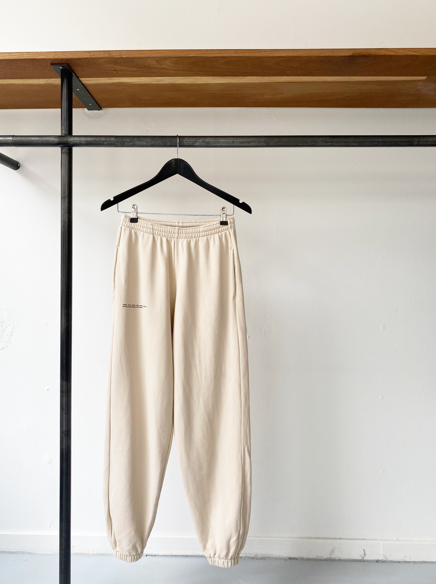 Pangaia beige track pants size XS