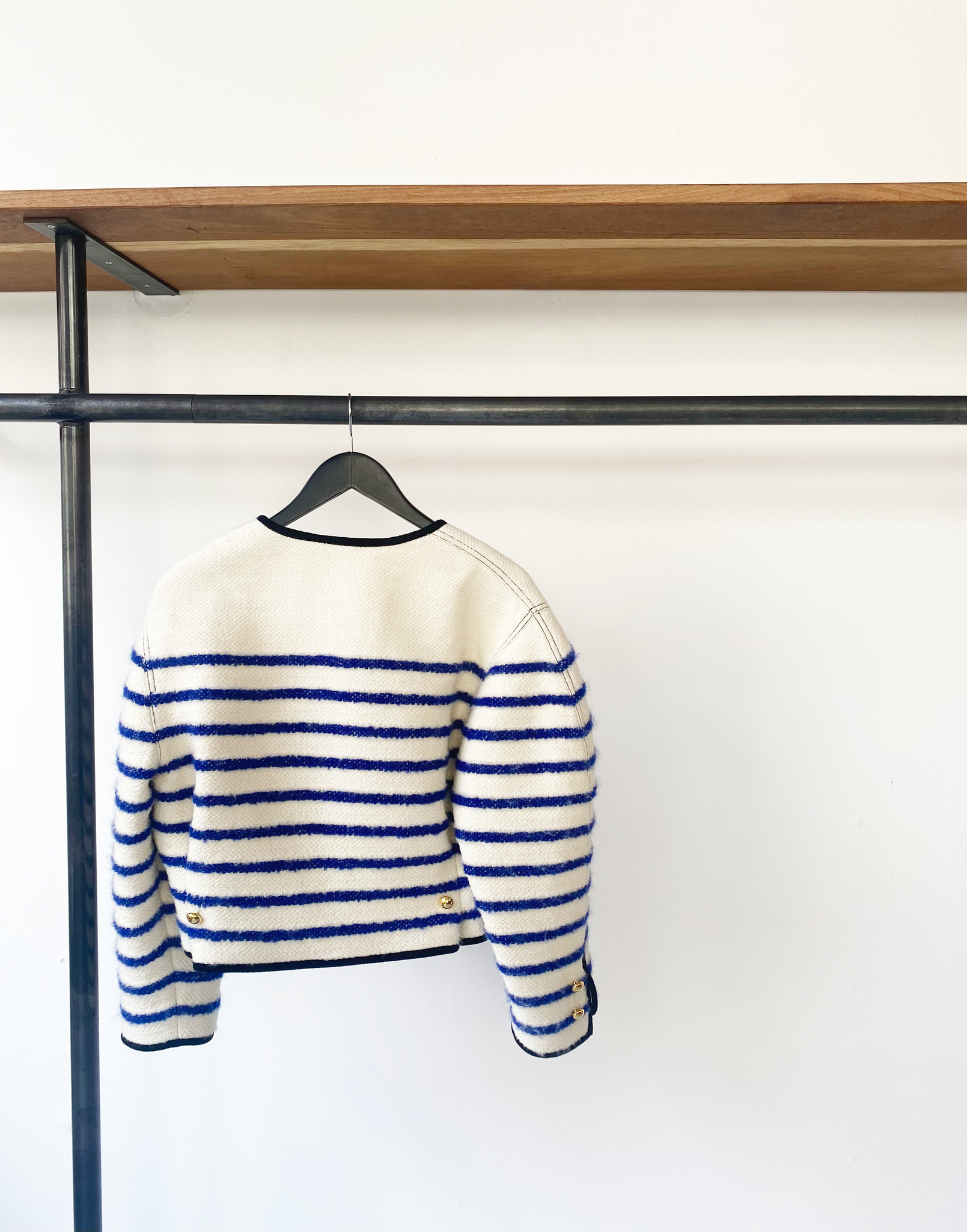 Philosophy wool striped open jacket size 34