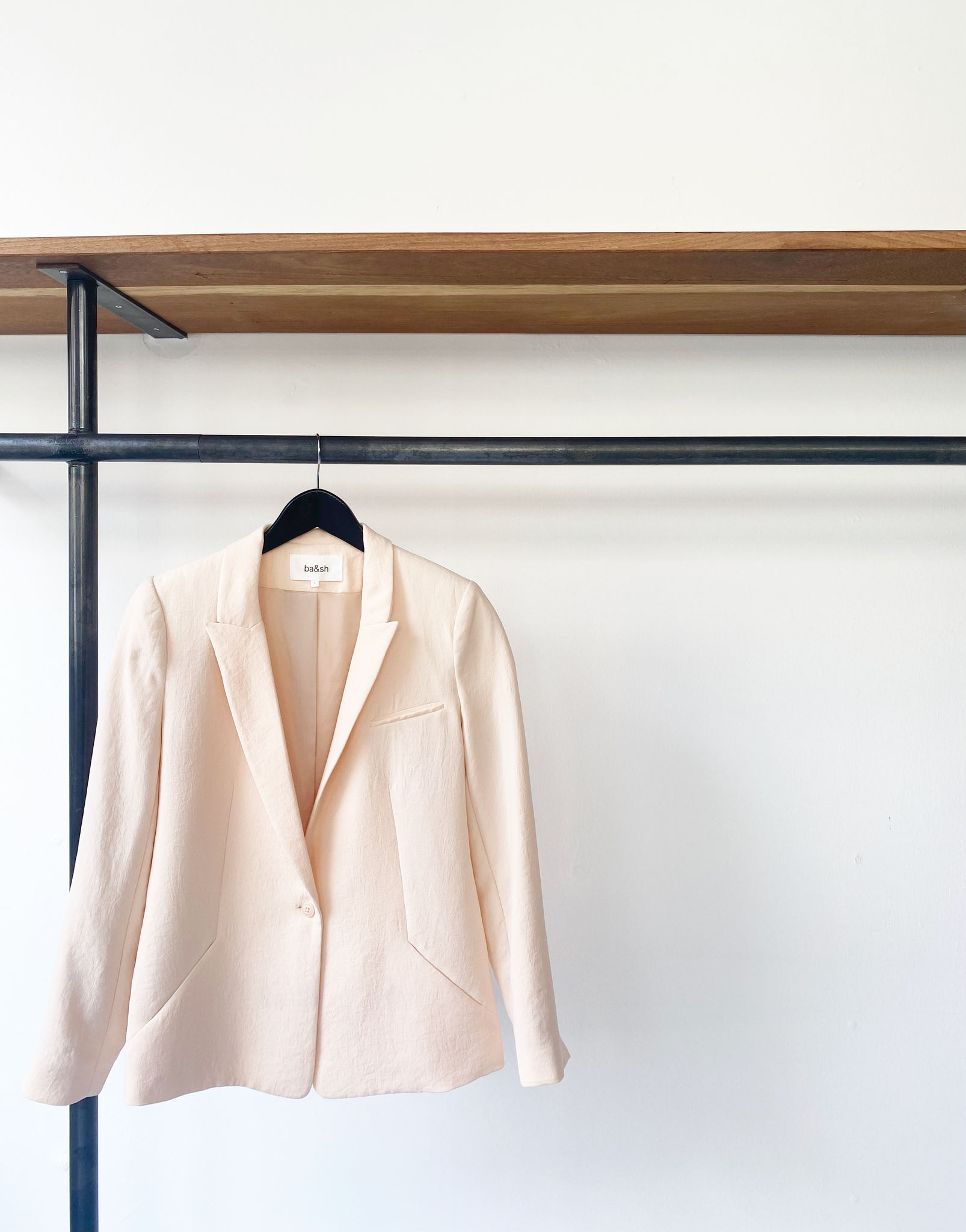 ba&sh salmon colored blazer size 1 [S]