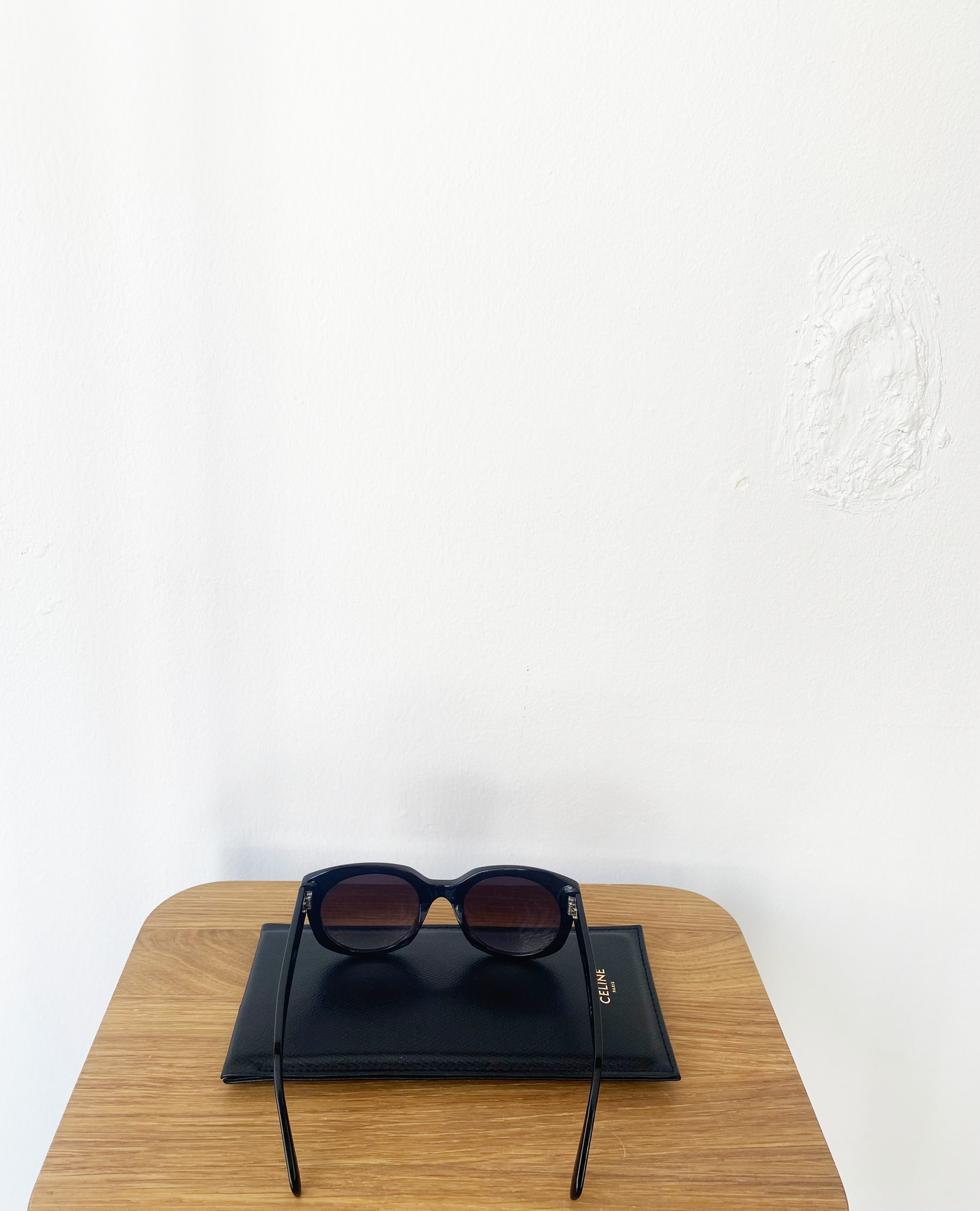 Céline Paris round sunglasses black