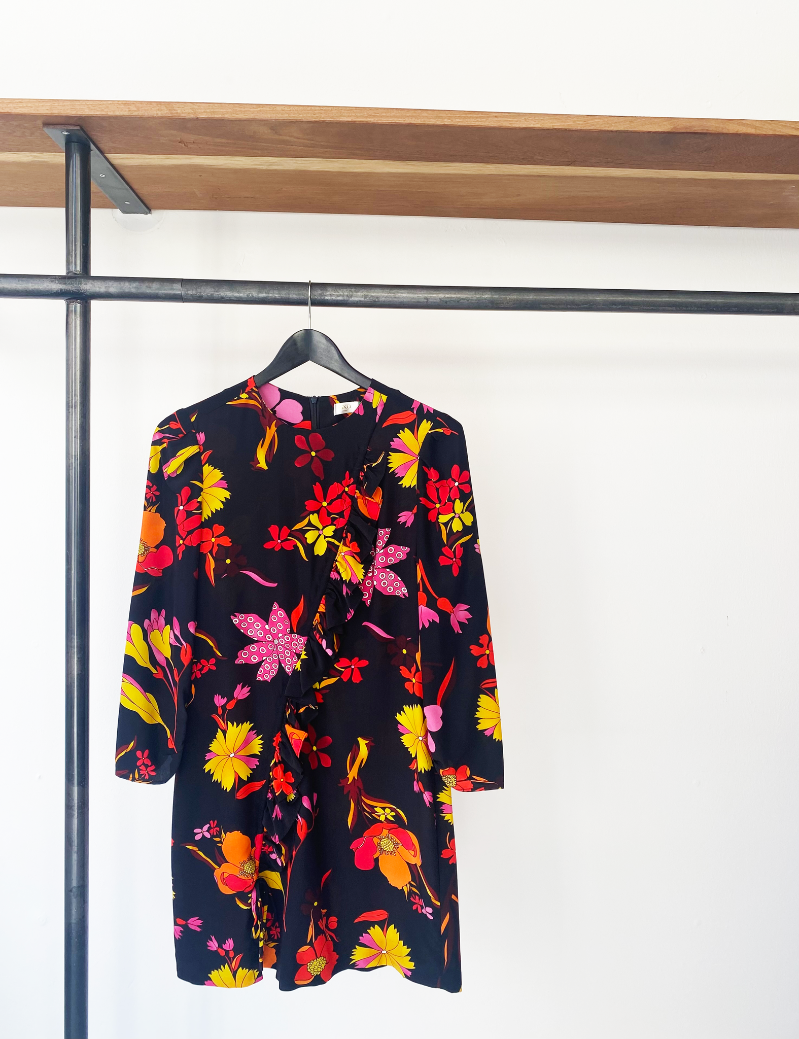 Rixo floral silk dress size S