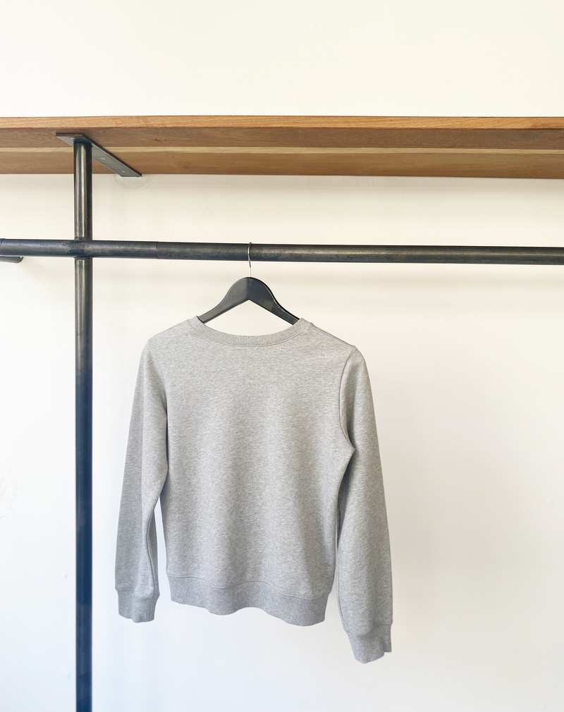 A.P.C. grey logo sweatshirt size S