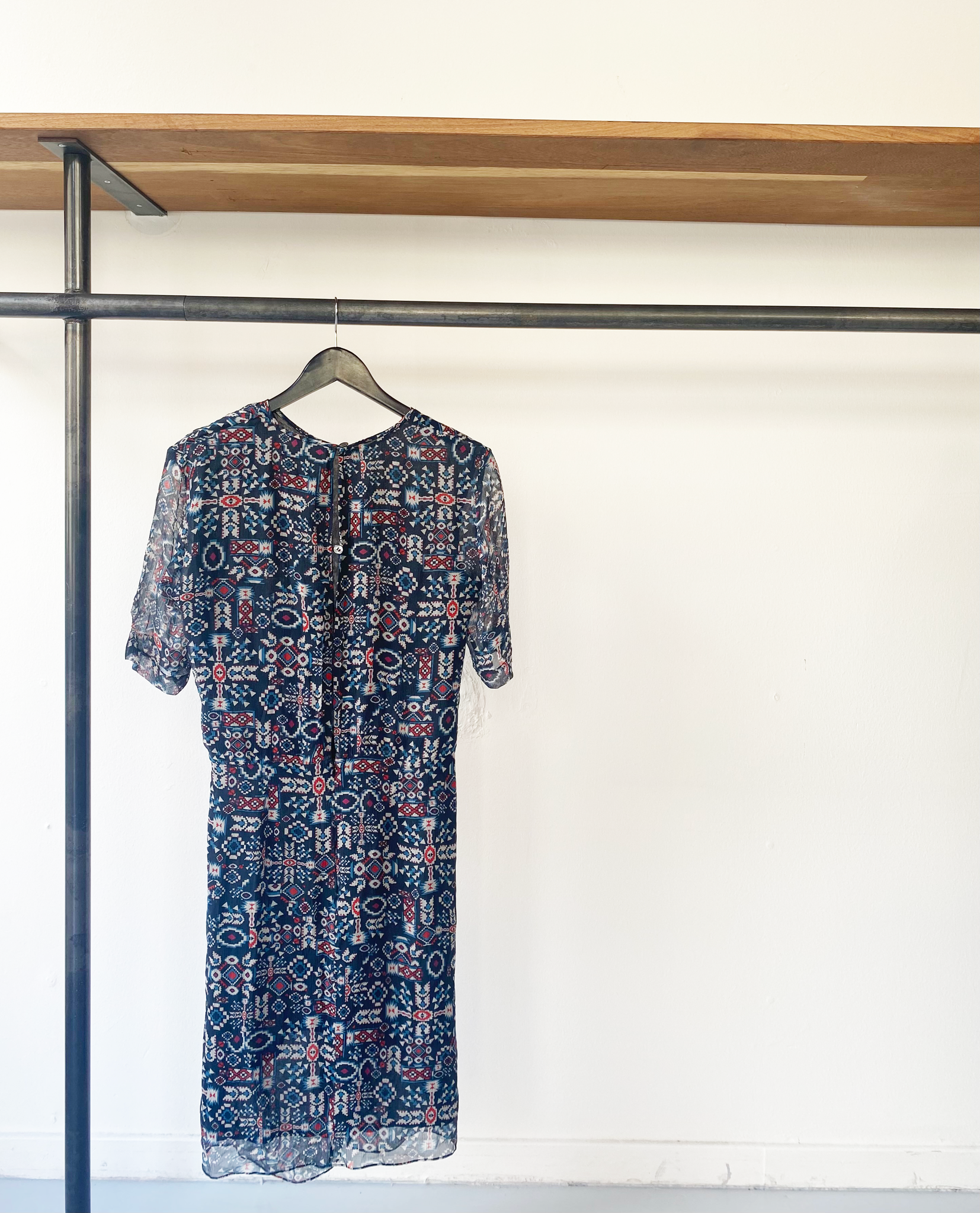 Isabel Marant Étoile silk pattern dress size 38