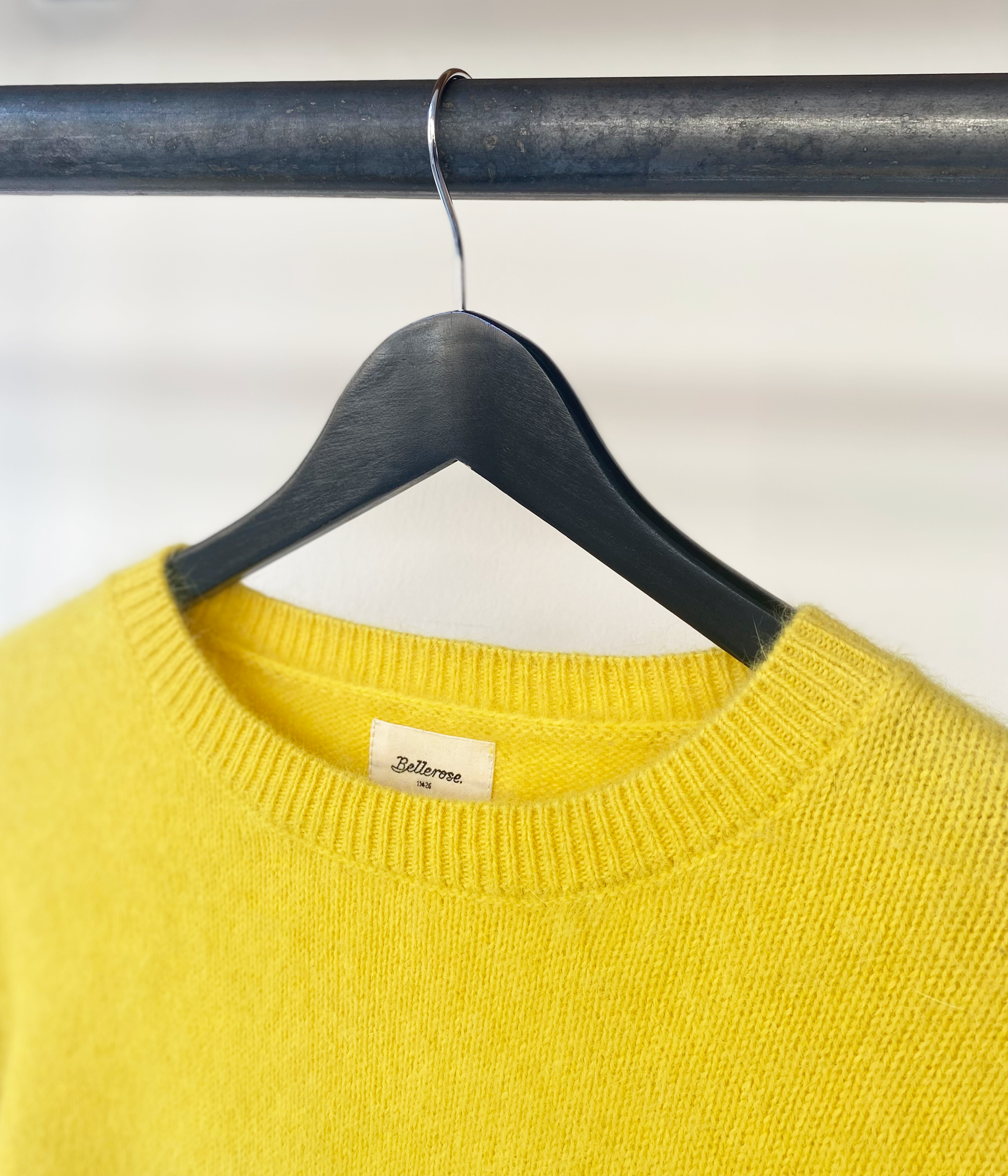 Bellerose angora blend yellow knit size 0