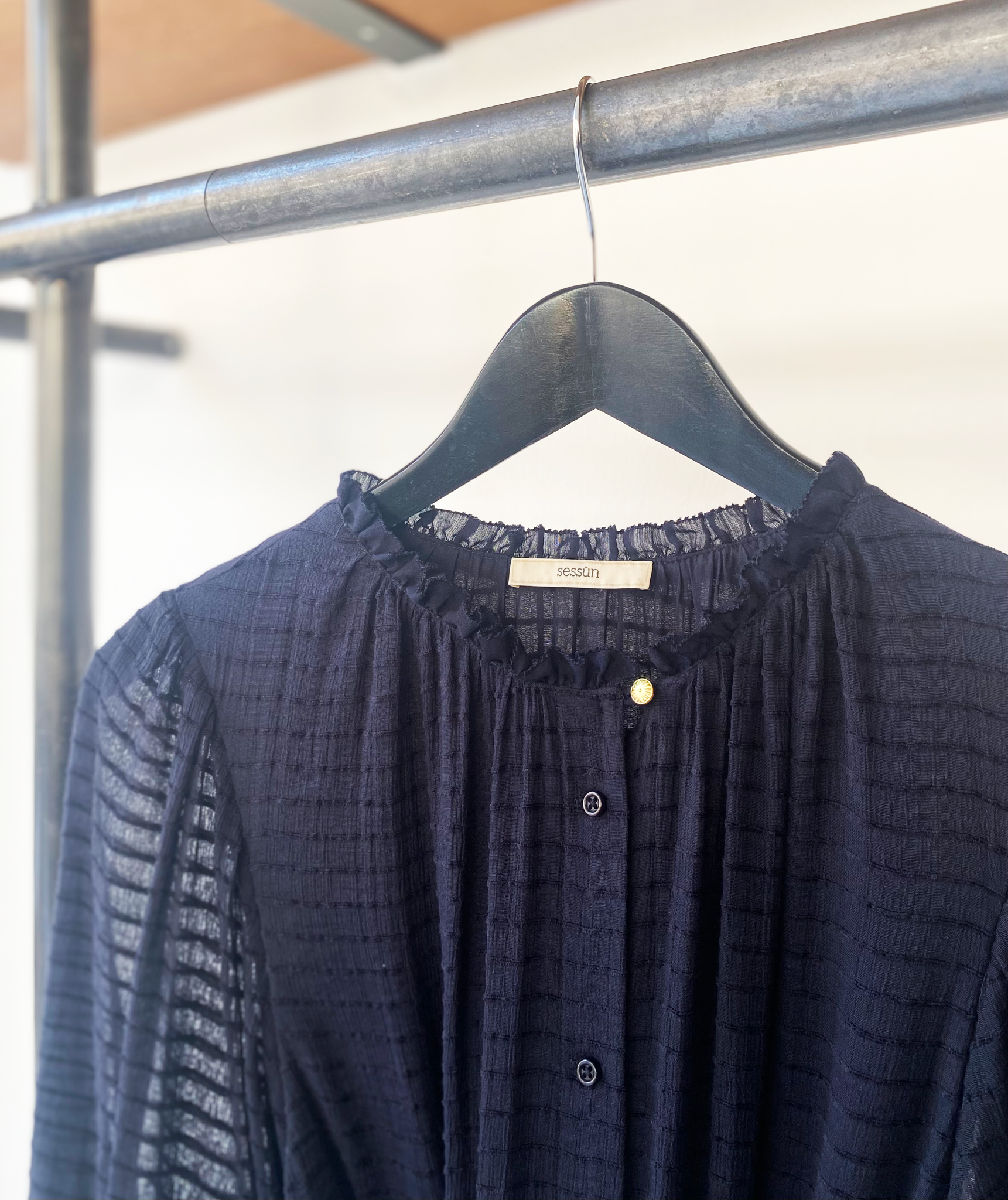 Sessun navy belted maxi dress size S