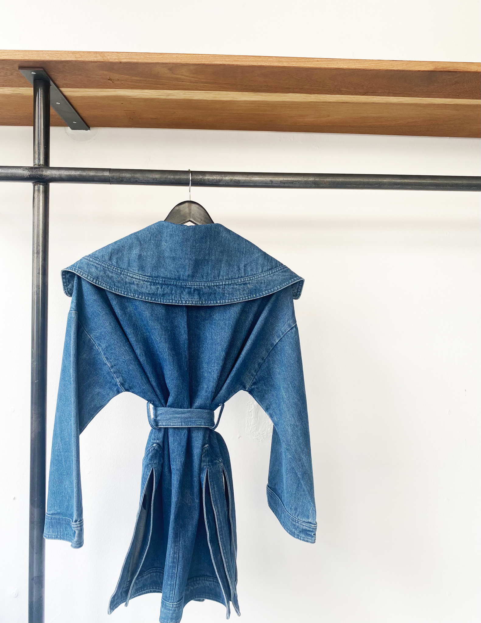 Moofers Clothing denim jacket with belt size M