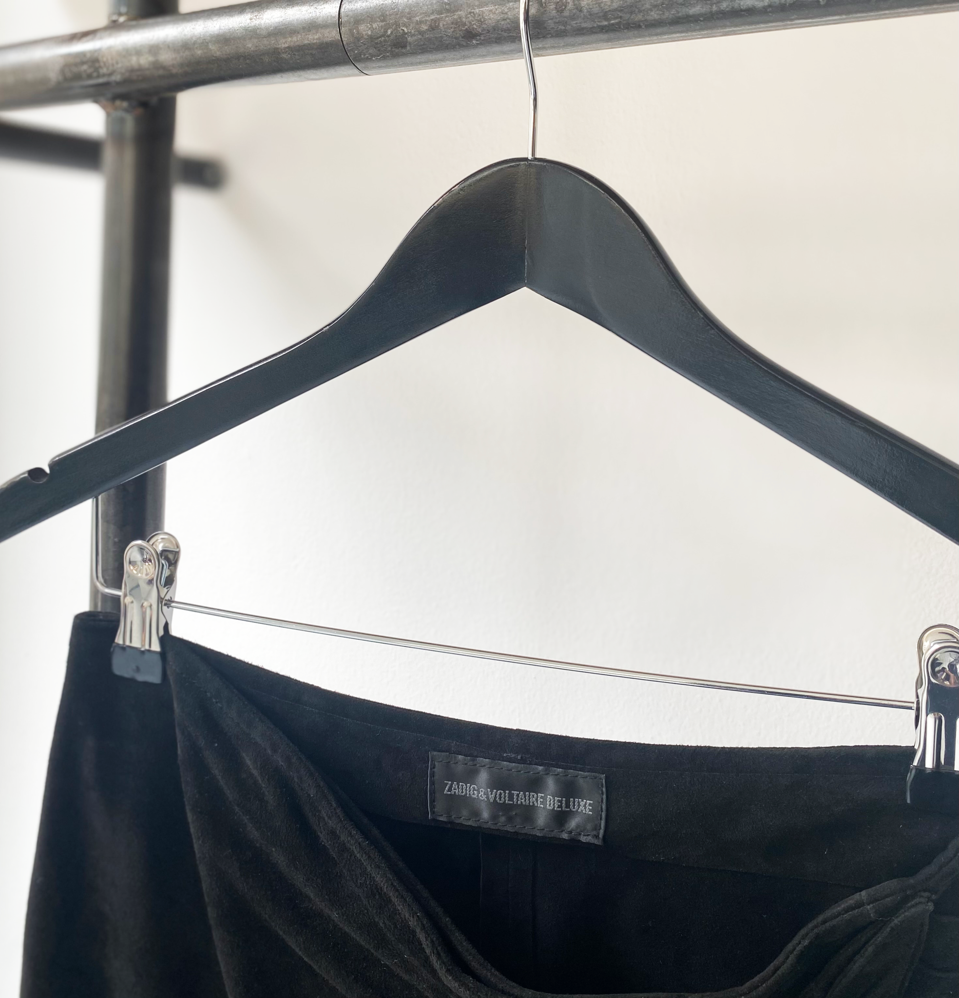 Zadig & Voltaire Deluxe suede skirt size 36