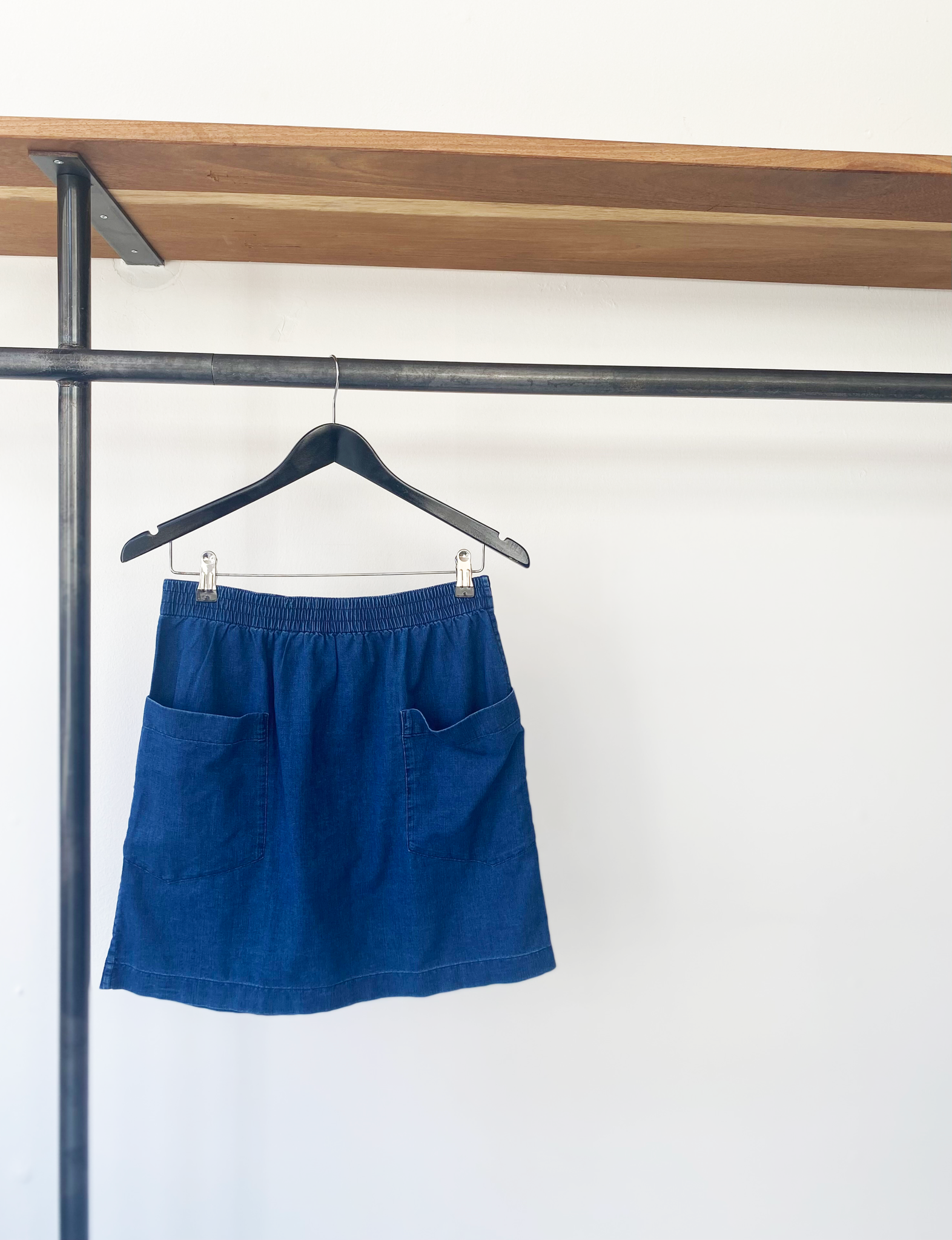 A.P.C. blue denim skirt size XS