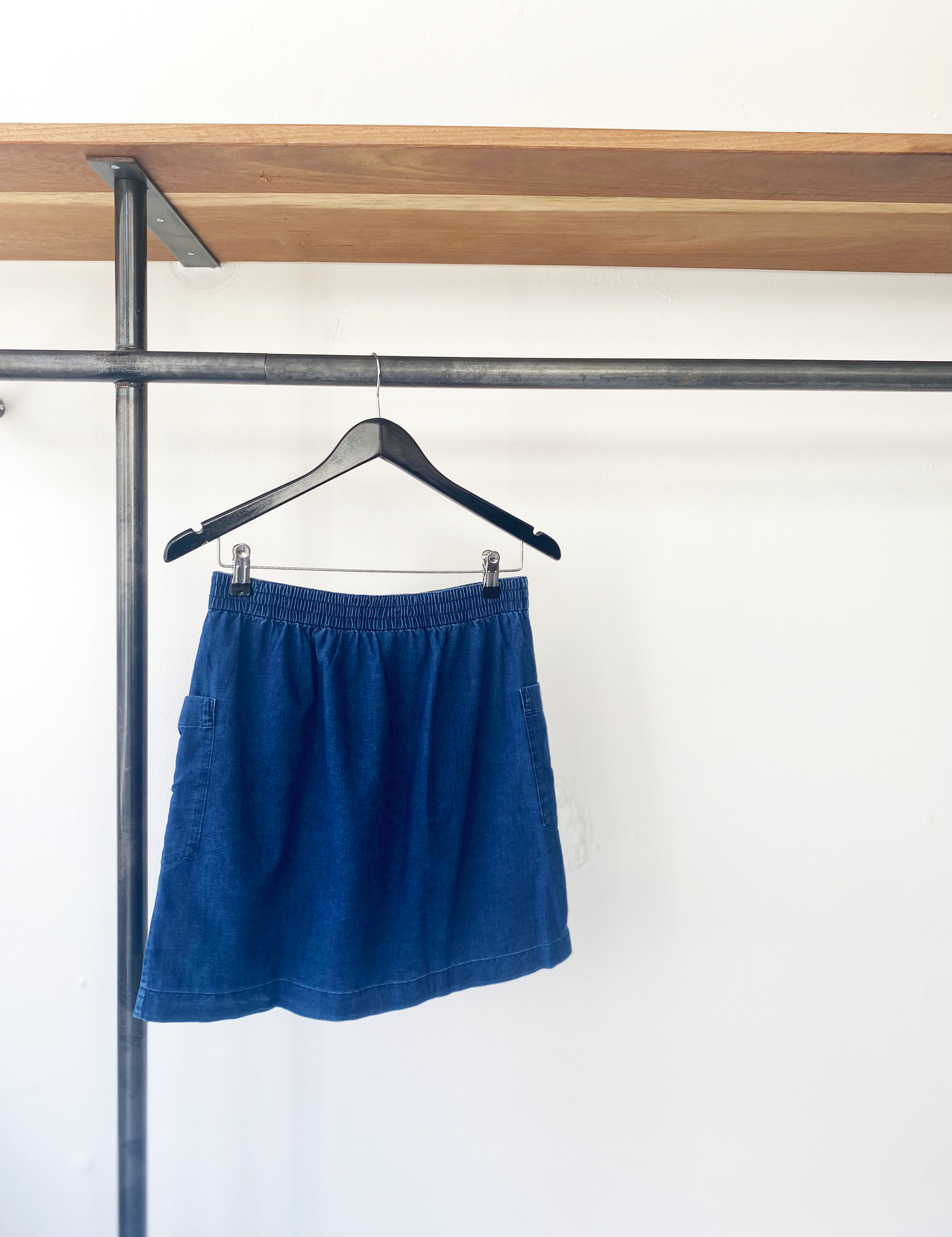 A.P.C. blue denim skirt size XS