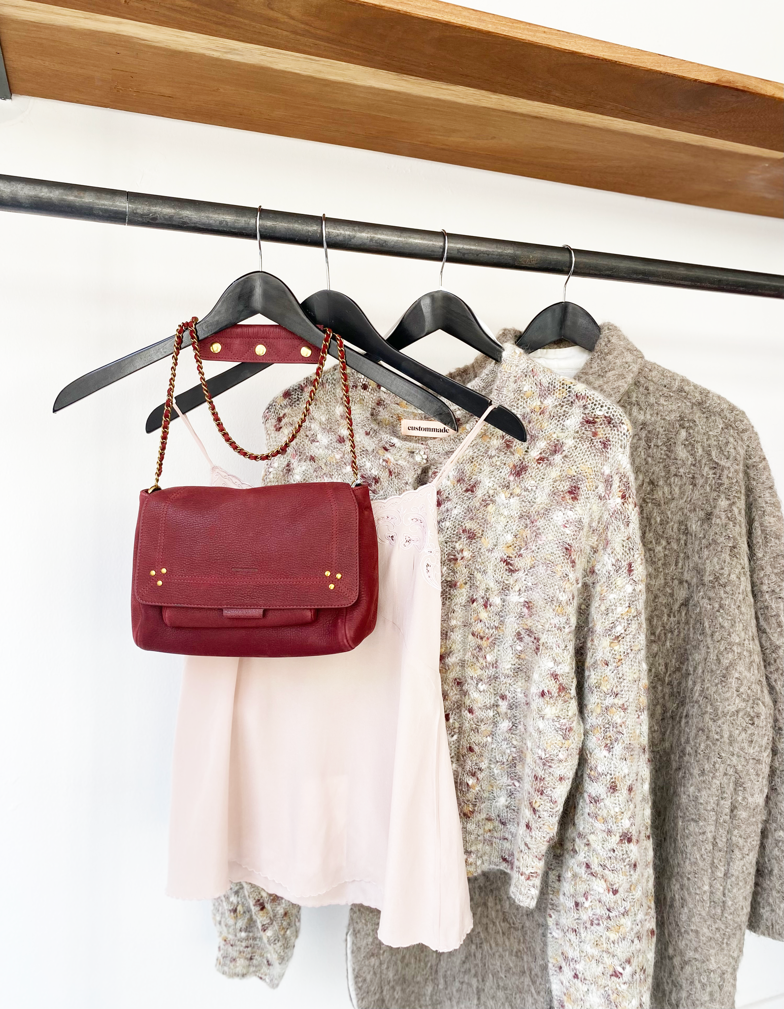 IRO paris wool oversized coat taupe size 36