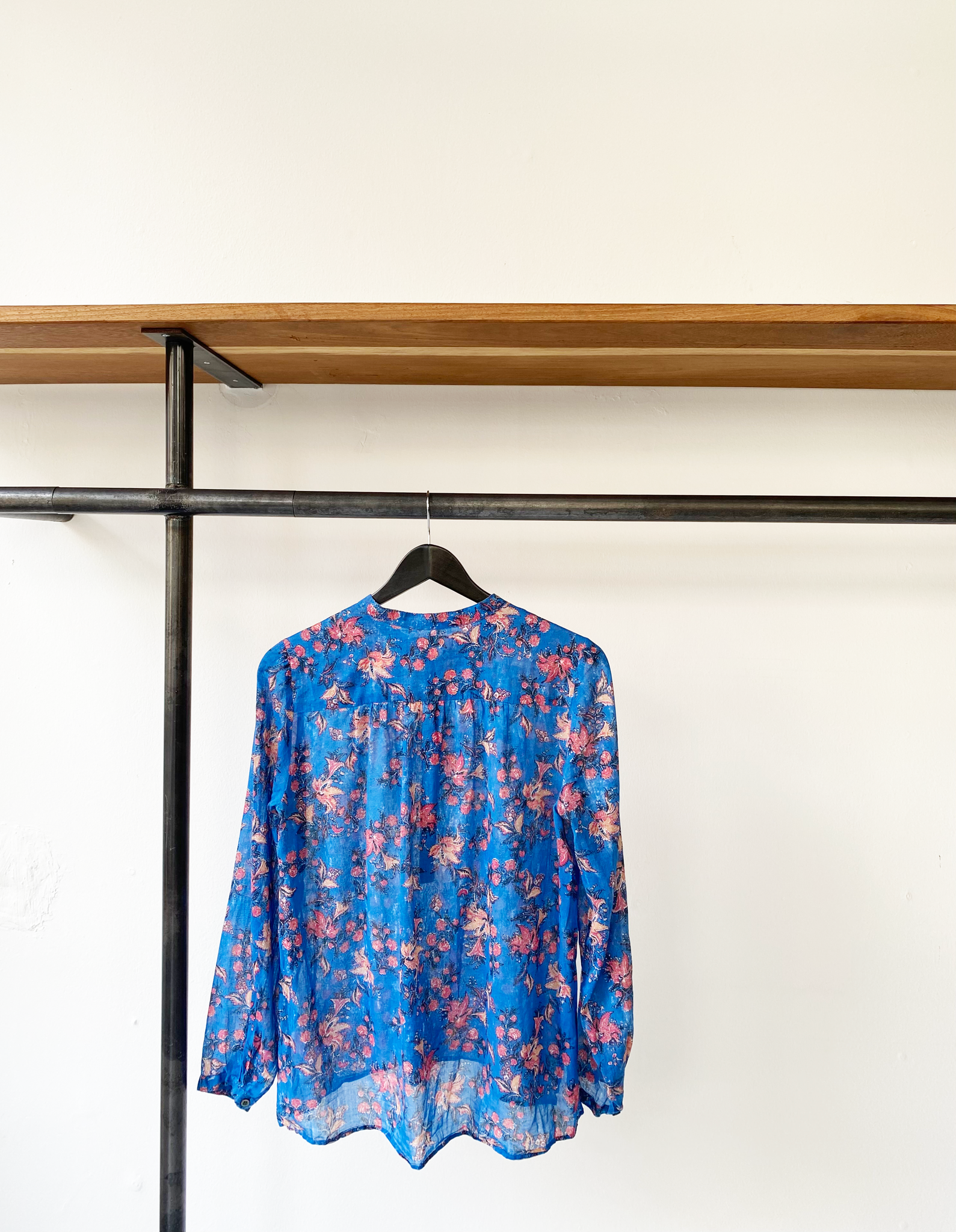 Isabel Marant Étoile floral print blouse blue size fr38