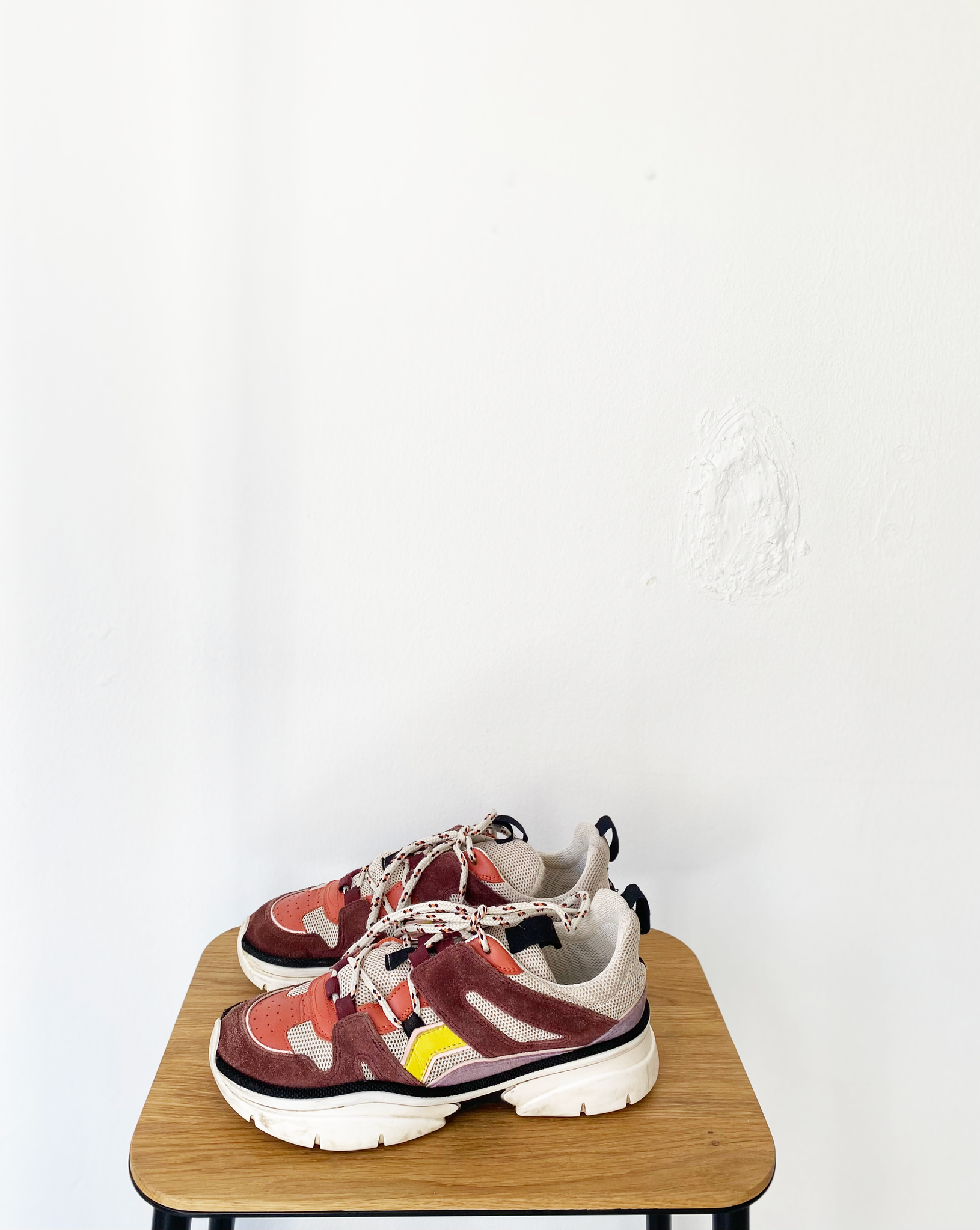 Isabel Marant suede sneakers burgundy size 37