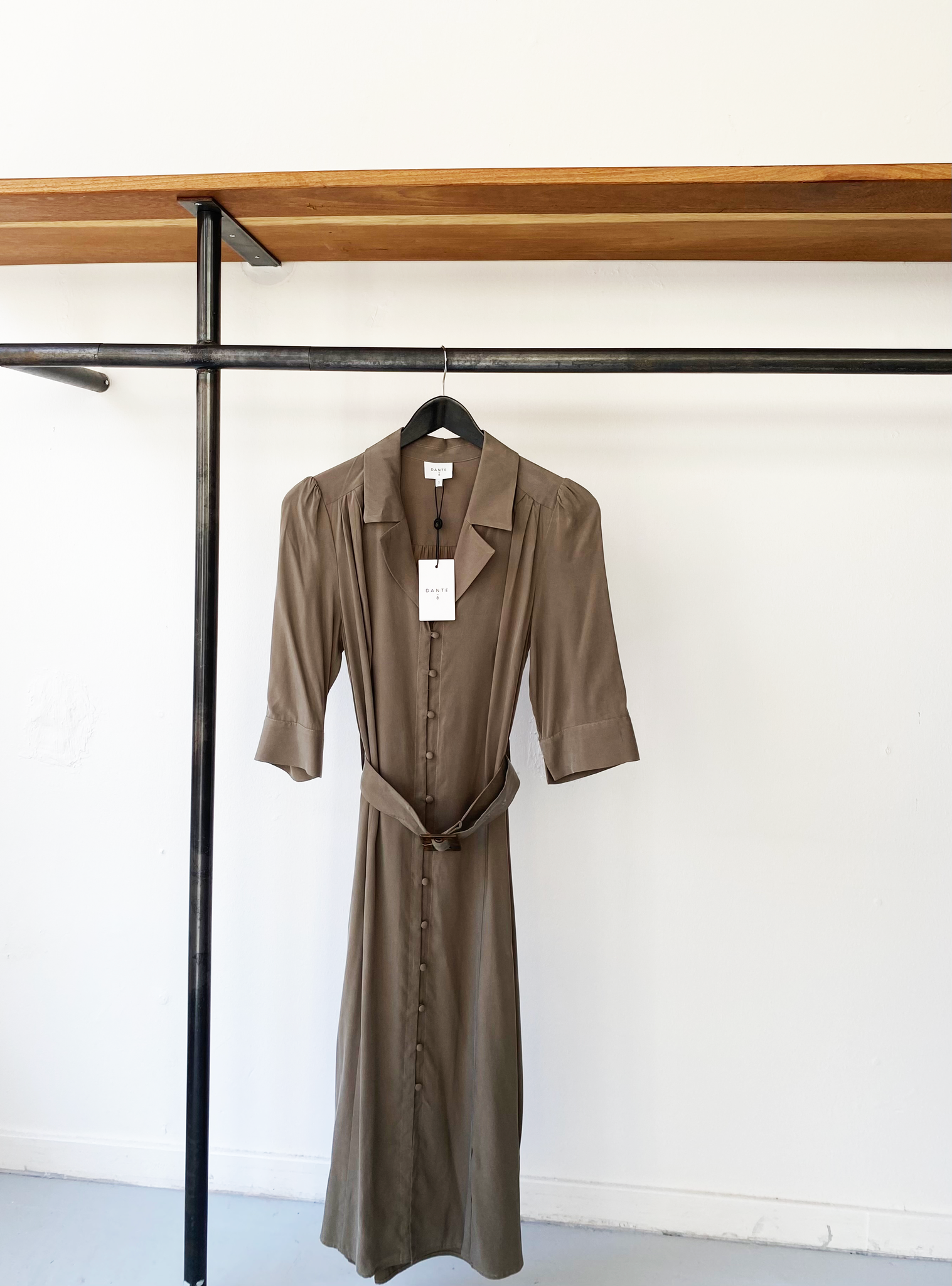 Dante6 thyme belted dress size 1