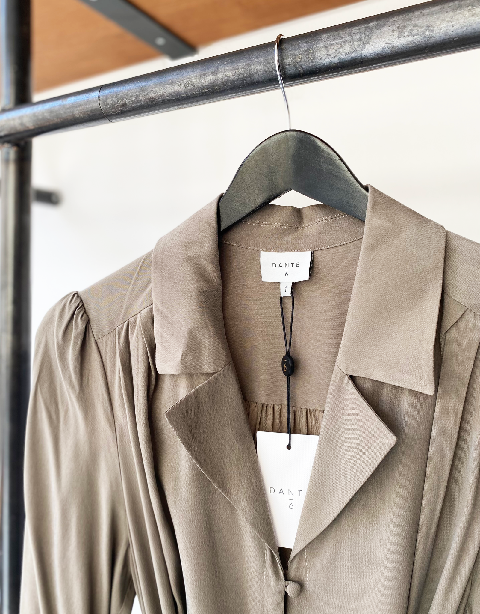 Dante6 thyme belted dress size 1