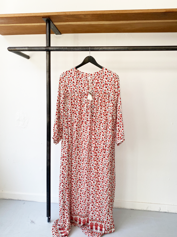 Anine Bing silk floral maxi dress size XS/S