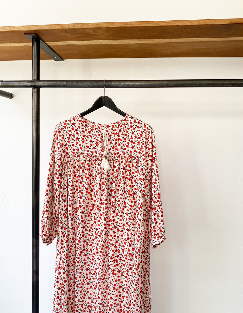 Anine Bing silk floral maxi dress size XS/S