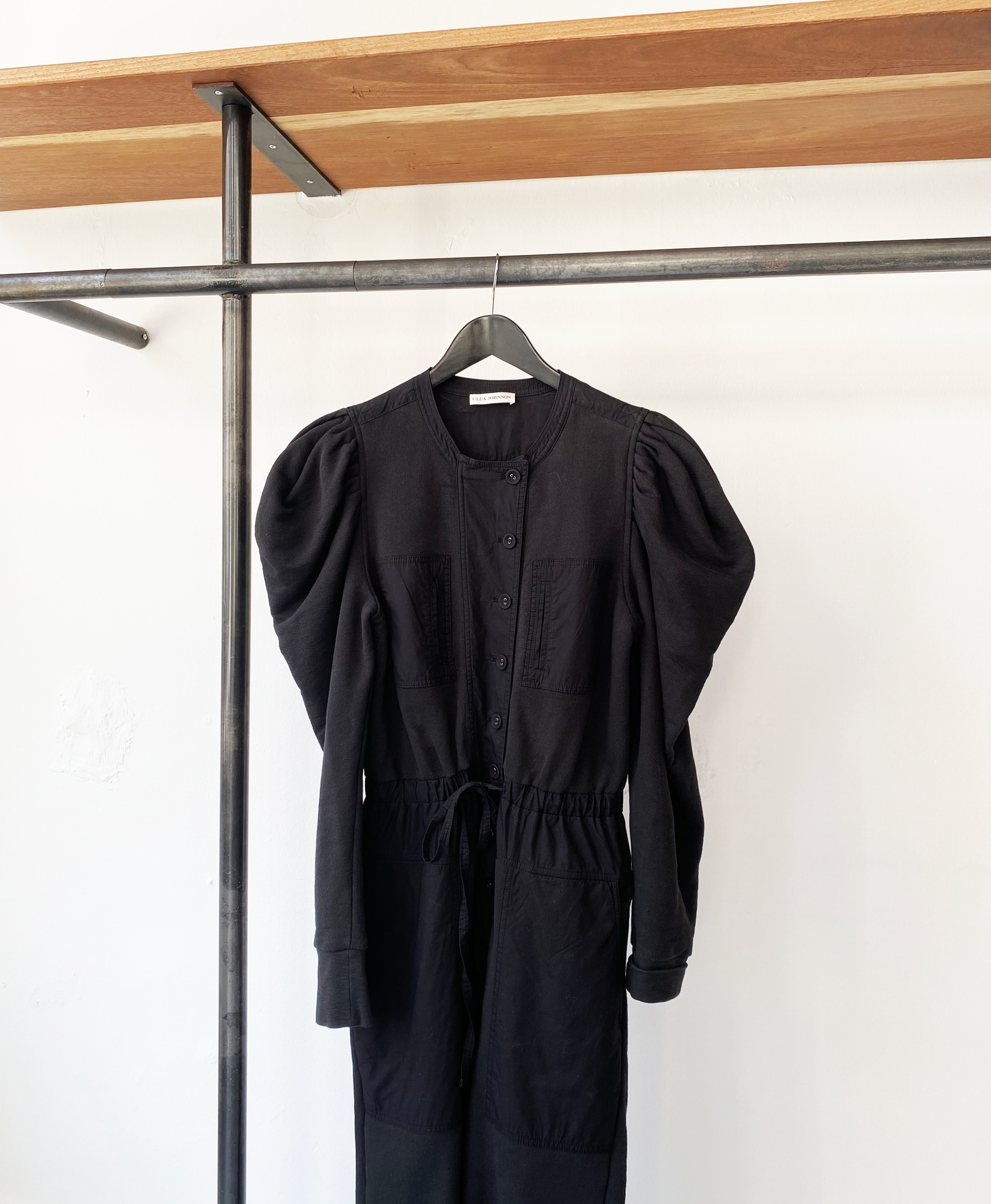 Ulla Johnson cotton puff sleeve jumpsuit size S