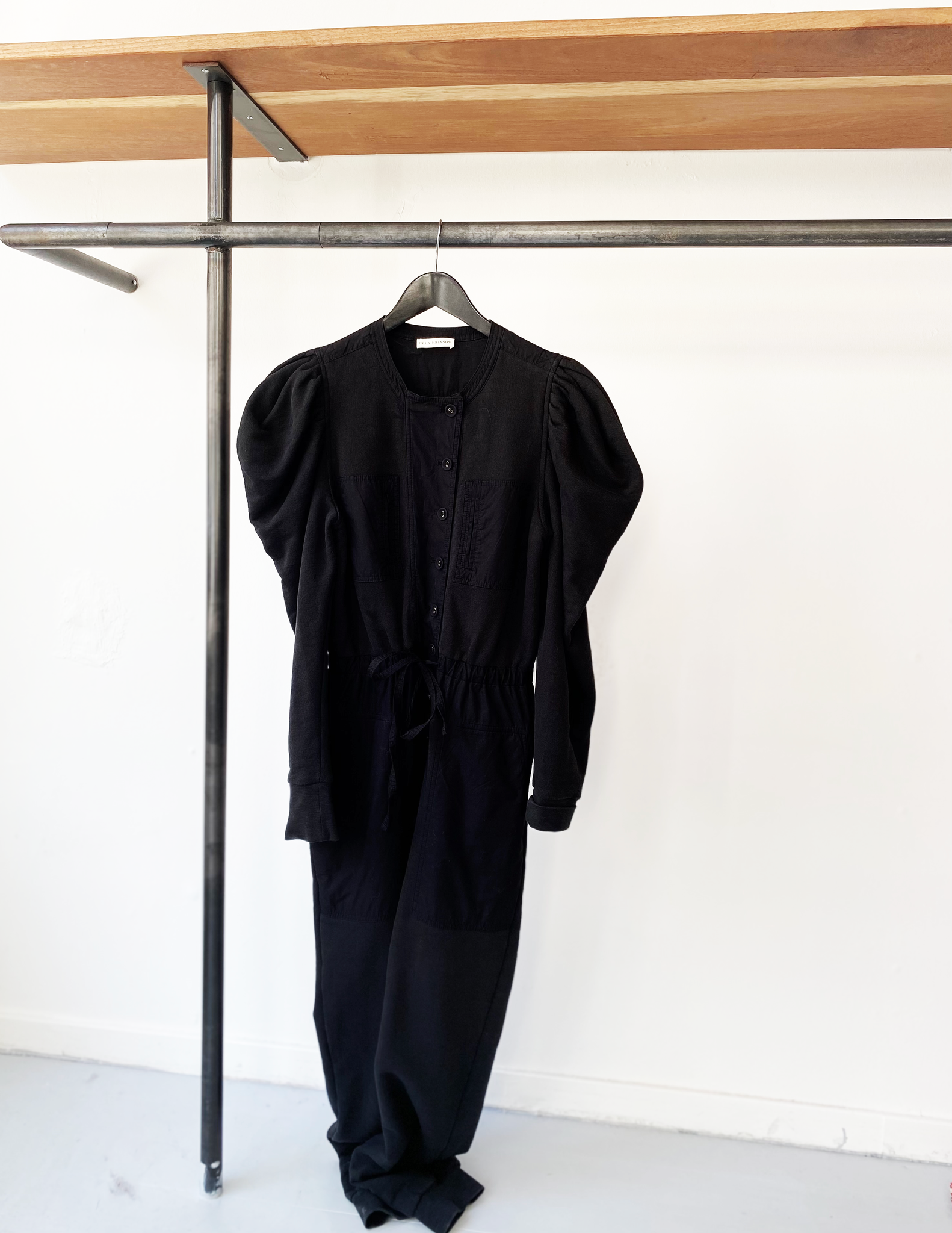 Ulla Johnson cotton puff sleeve jumpsuit size S