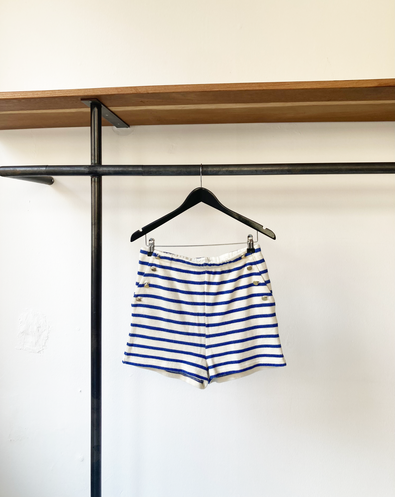 By Malene Birger cotton striped shorts size XL