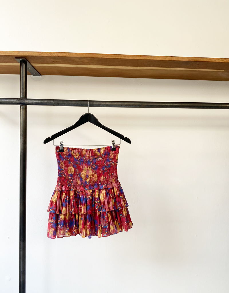 Isabel Marant Étoile printed ruffle skirt size fr38