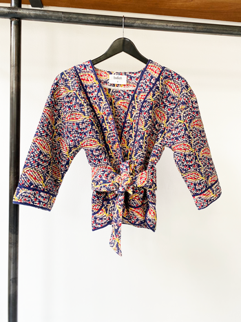 ba&sh quilted jacket kimono size 0