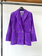 Bella Freud purple corduroy jacket