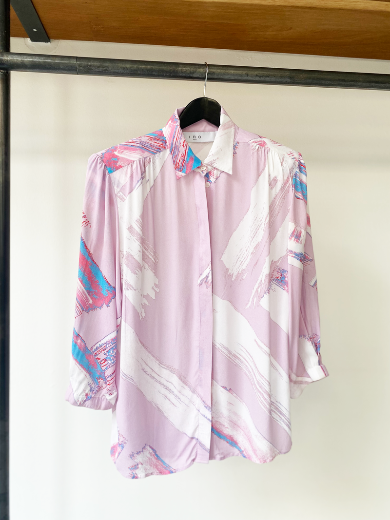 IRO printed pattern shirt size 36