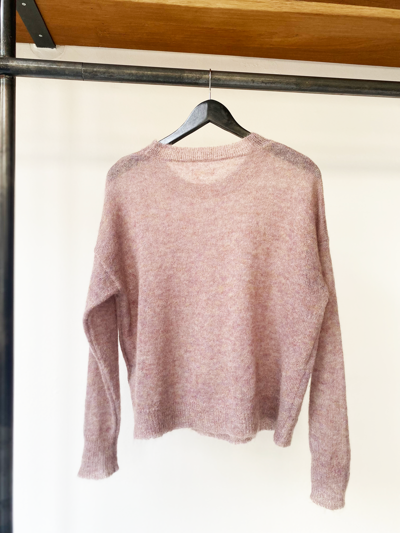 Isabel Marant Étoile pink mohair knit size fr36