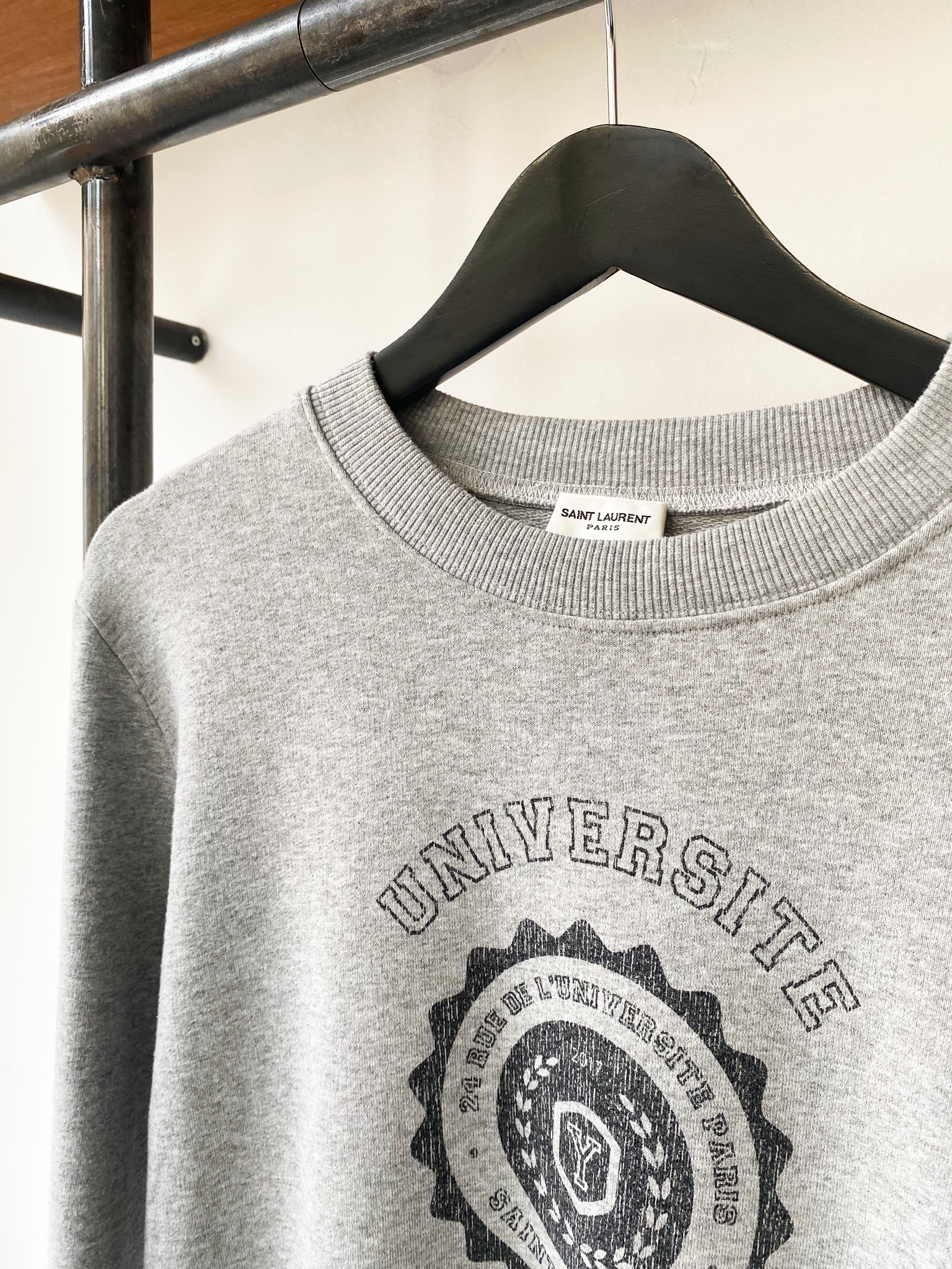 Saint Laurent logo sweater size XS