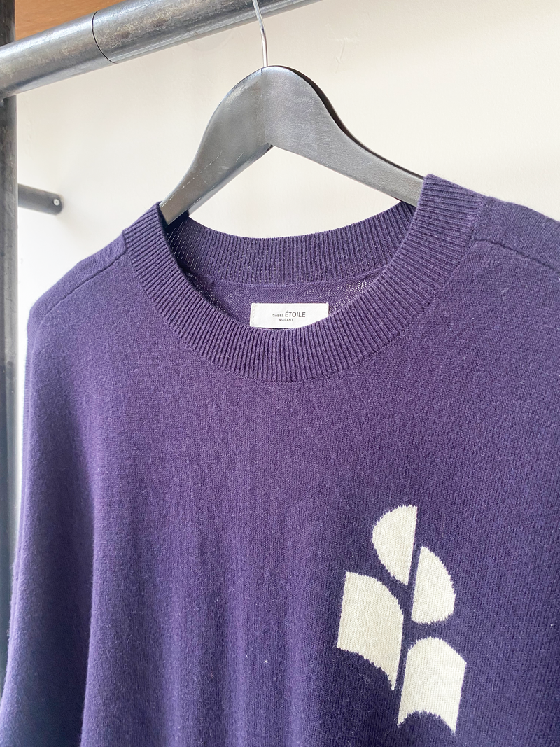 Isabel Marant Étoile wool and cotton logo knit size 36