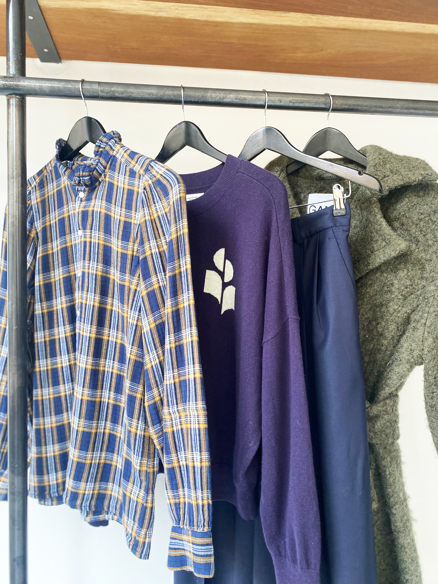 Isabel Marant Étoile wool and cotton logo knit size 36