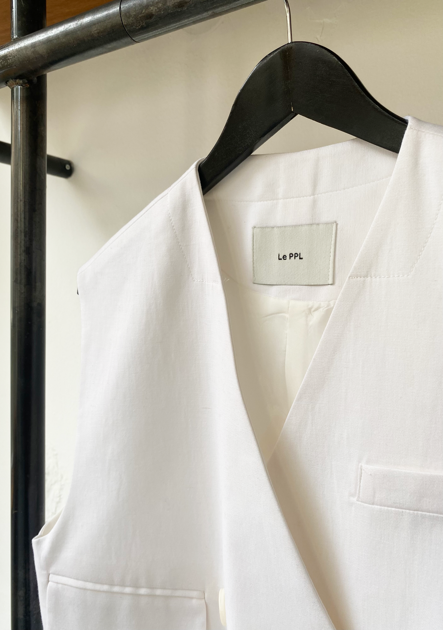 The Frankie Shop Le PPL linen blend vest size M