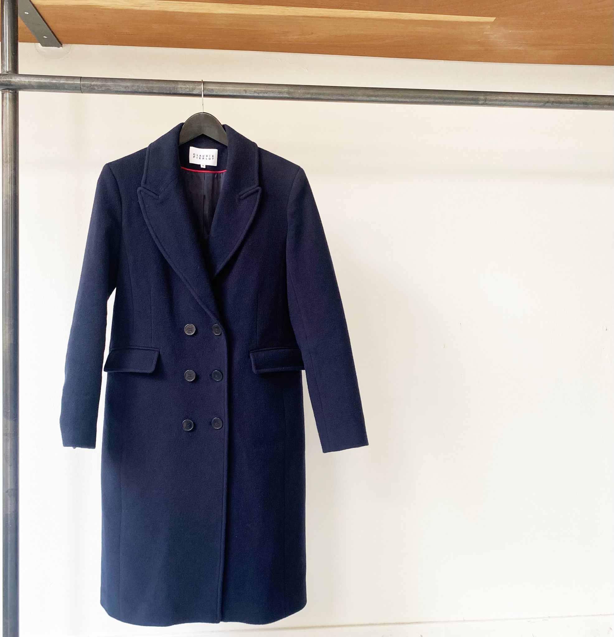 Claudie Pierlot wool and cashmere blend coat size 38