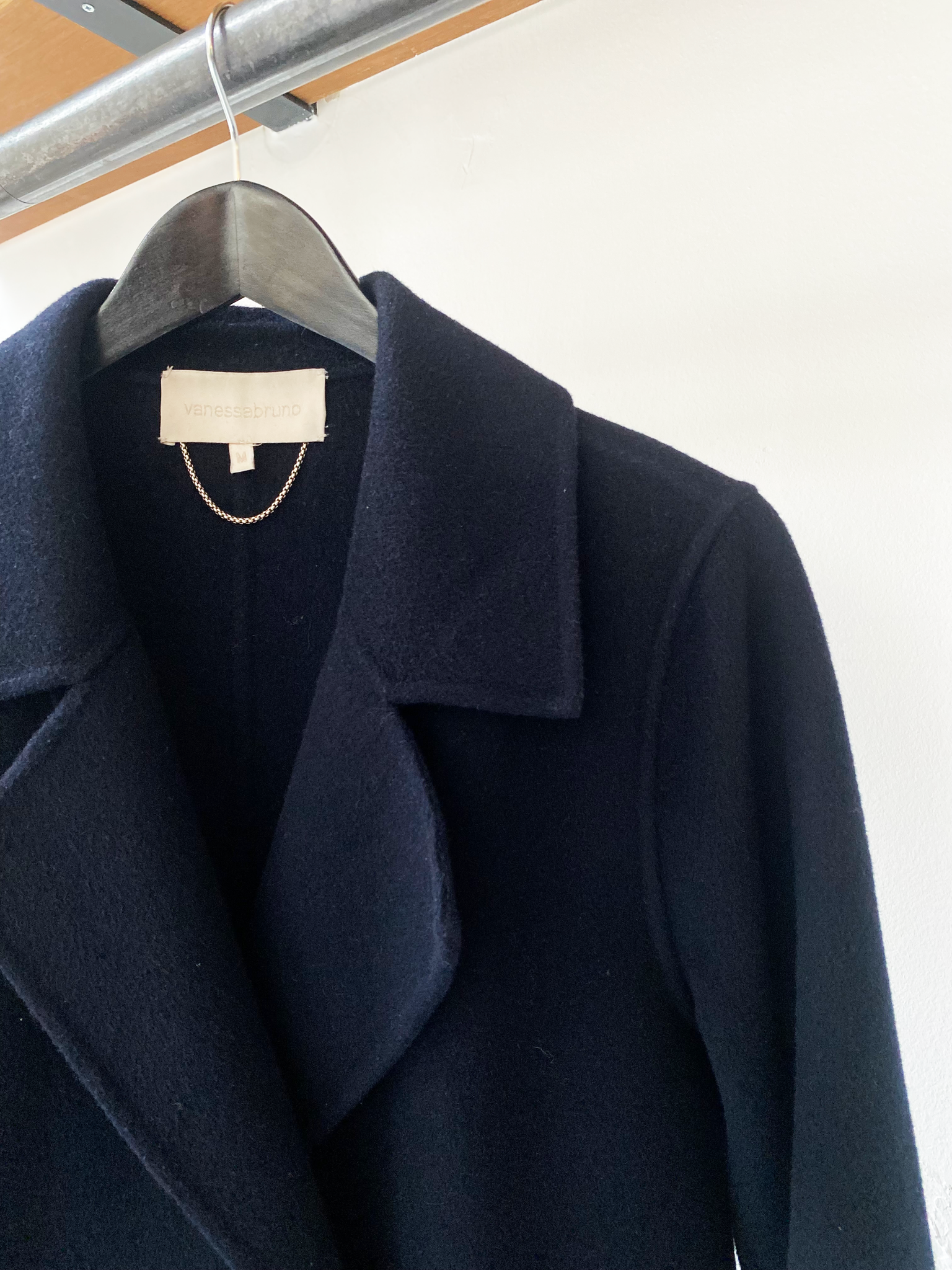 Vanessa Bruno double-breasted wool pea jacket size M