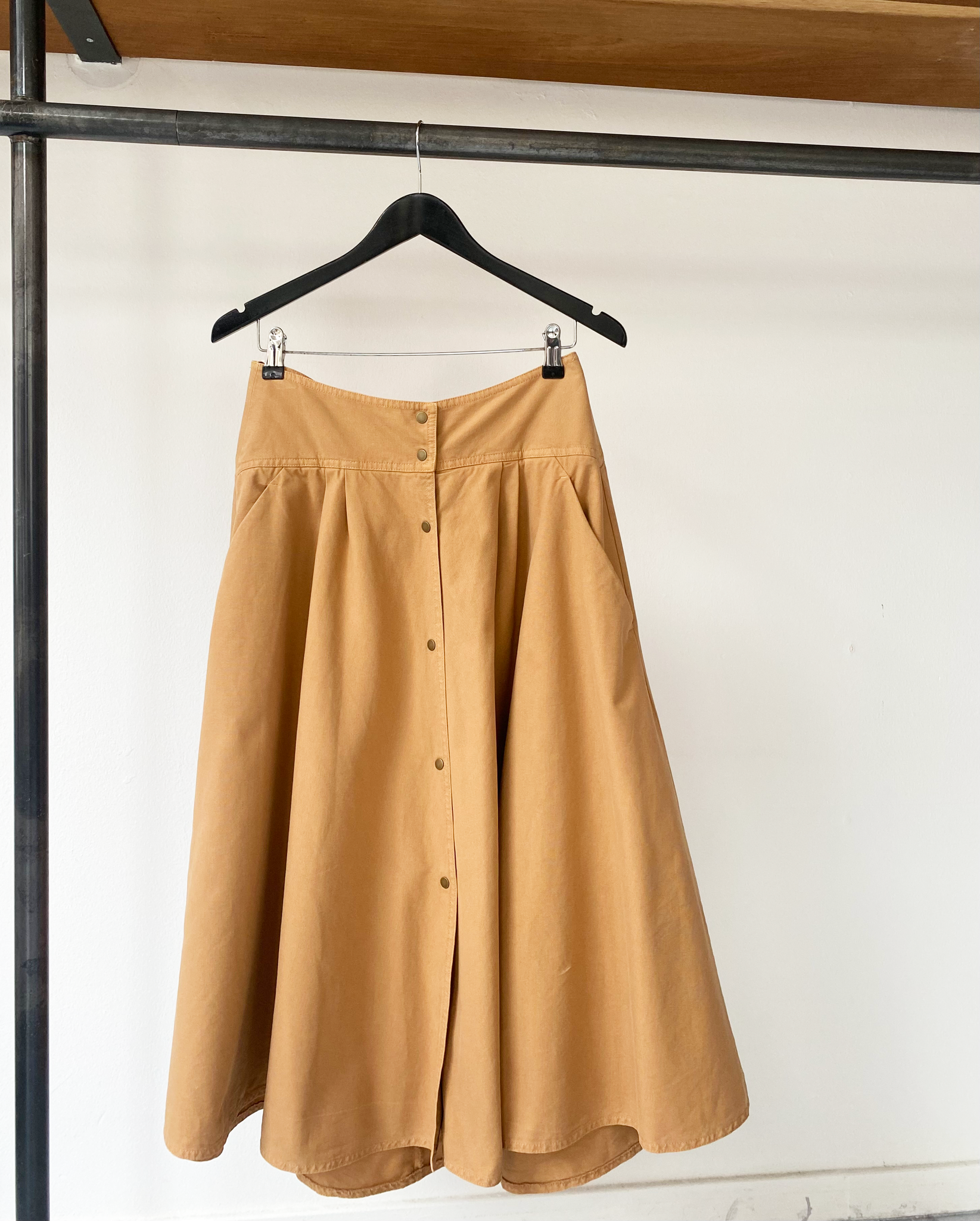 Forte Forte camel colored cotton skirt size 3