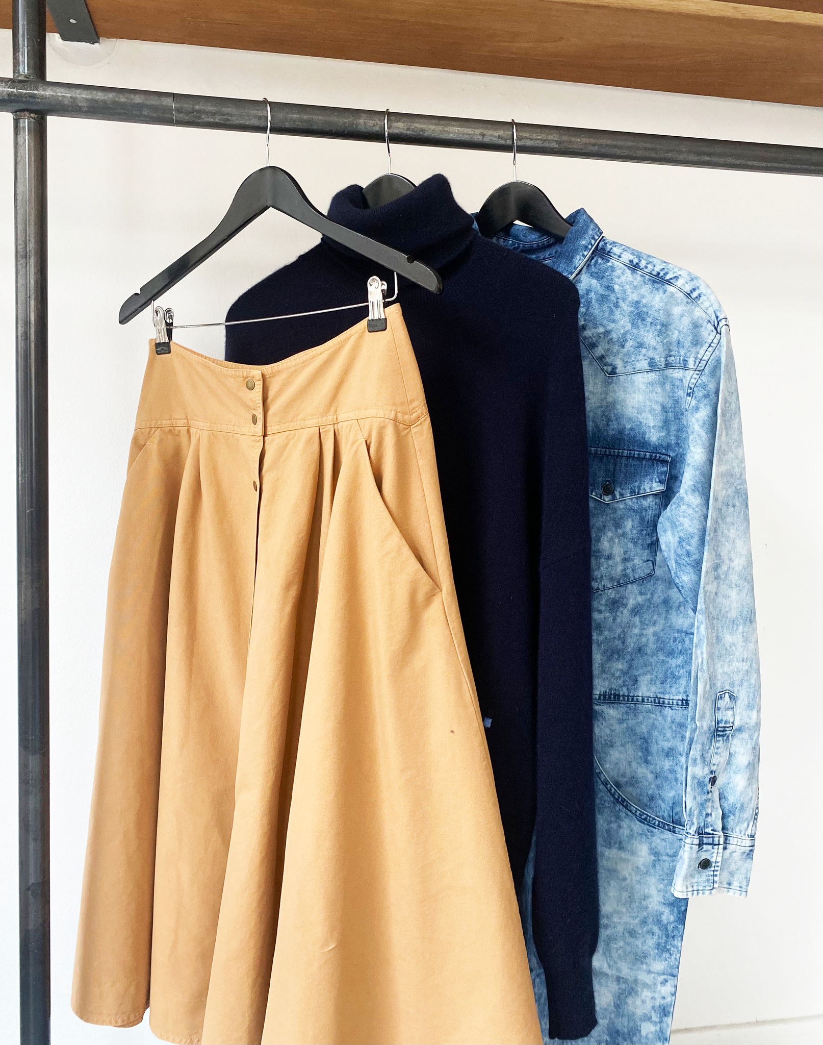 Forte Forte camel colored cotton skirt size 3