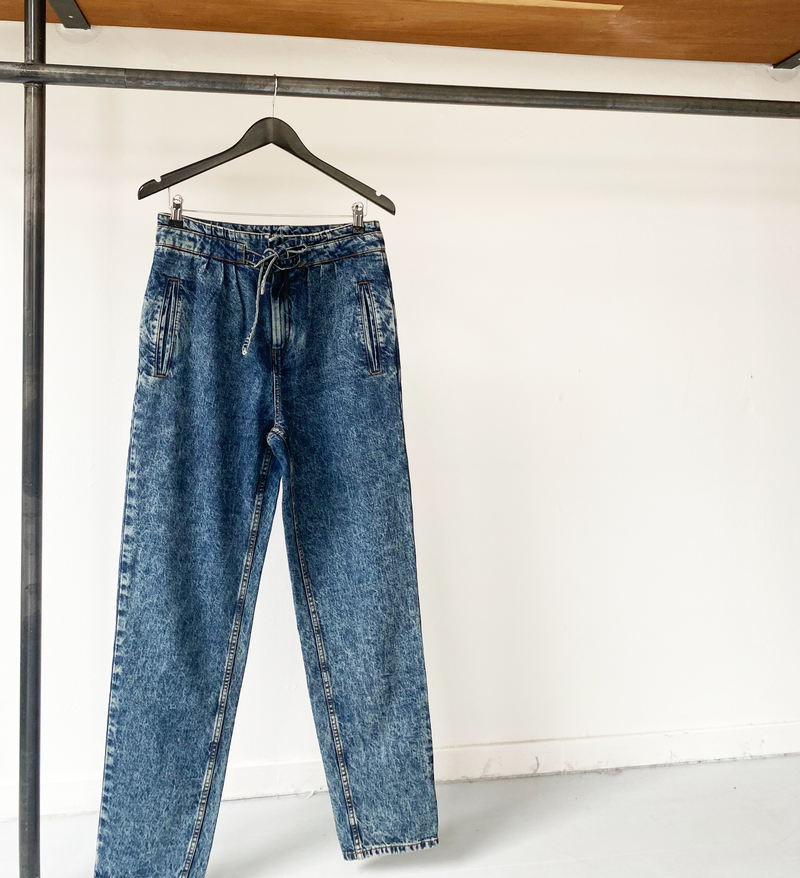 Isabel Marant belted high waist jeans size fr40