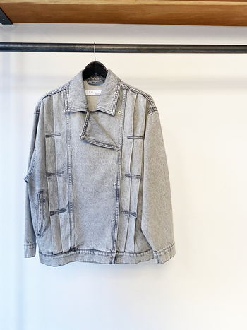 IRO oversized grey denim jacket size 34