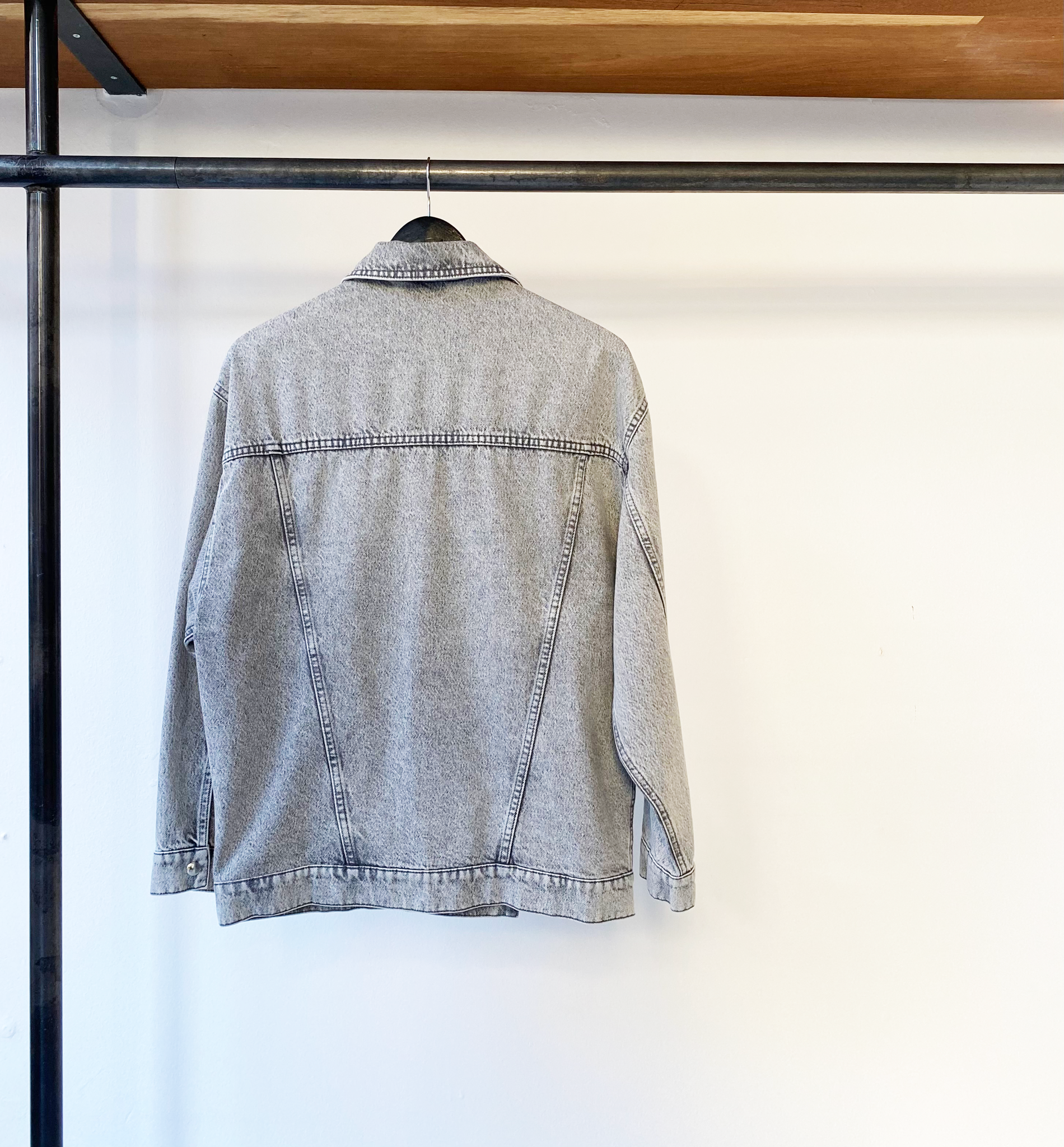 IRO oversized grey denim jacket size 34