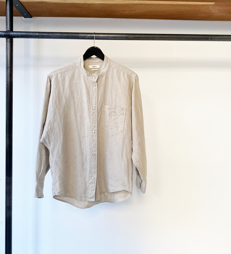 Isabel Marant Étoile linen shirt beige size fr38