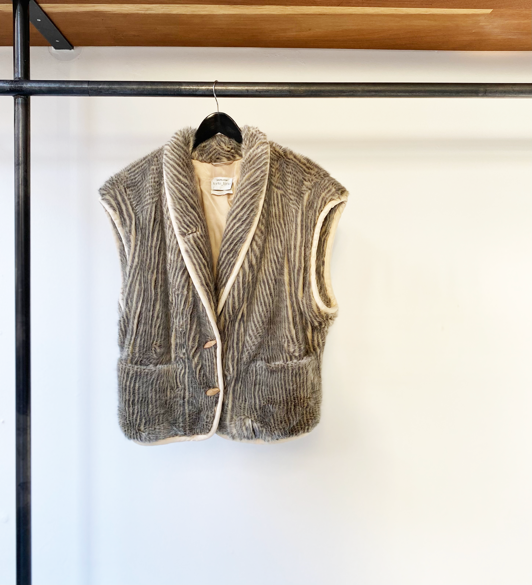 Forte Forte faux fur waist coat size III