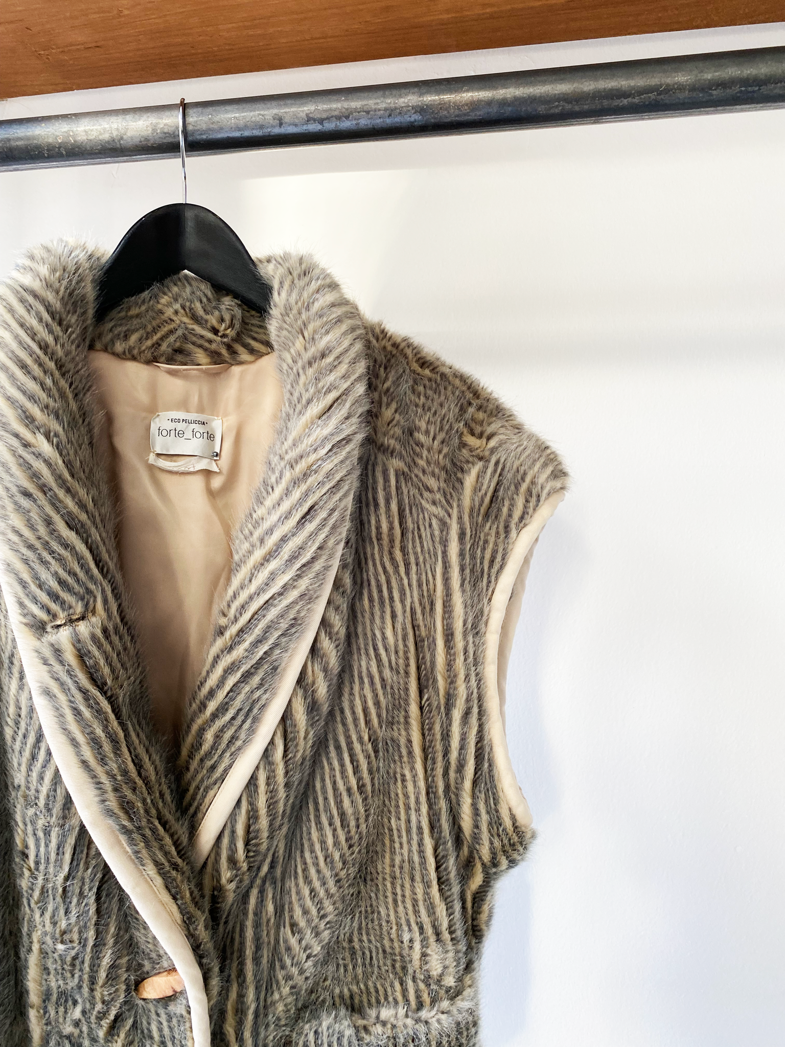 Forte Forte faux fur waist coat size III