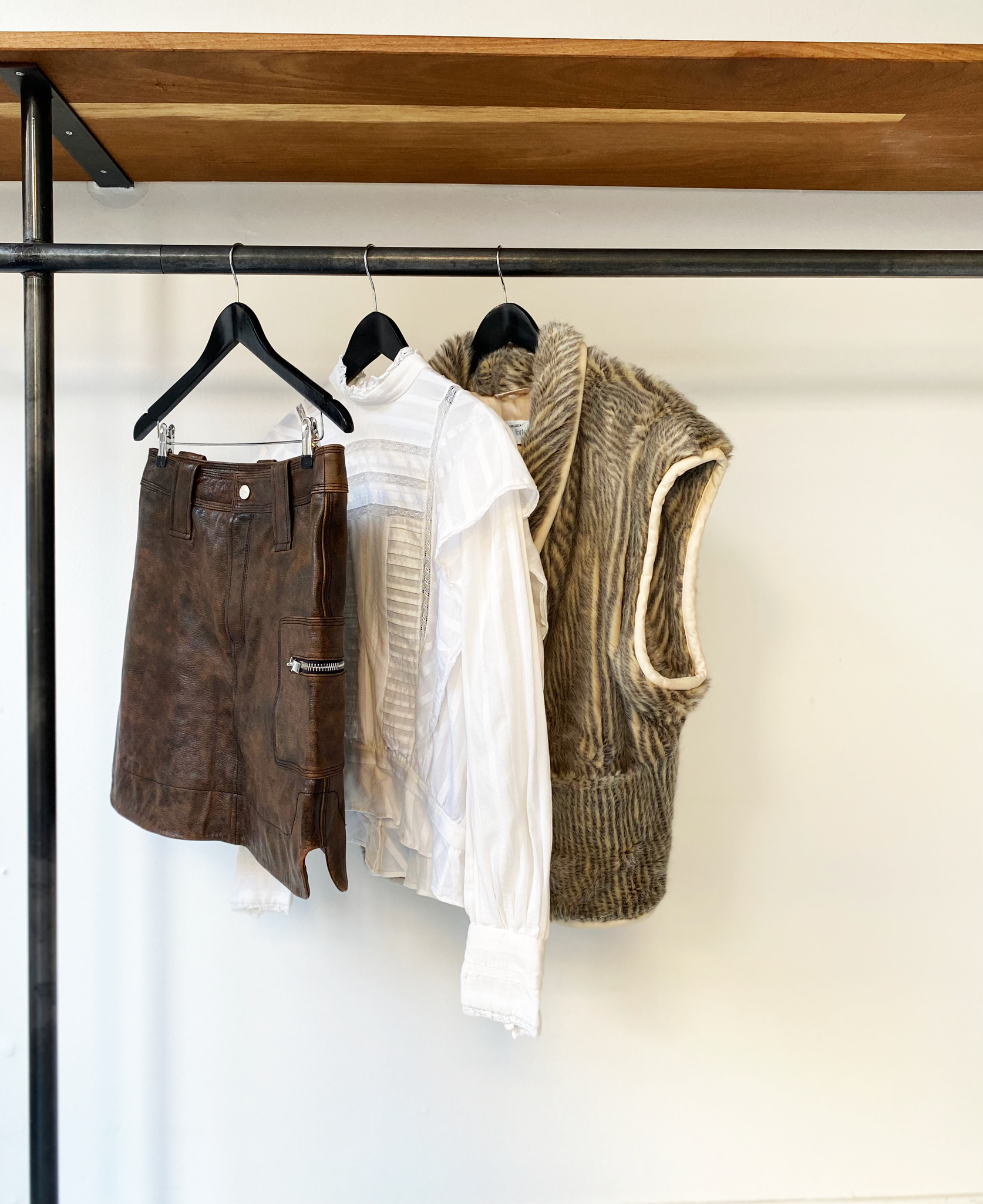 Forte Forte faux fur waist coat size III