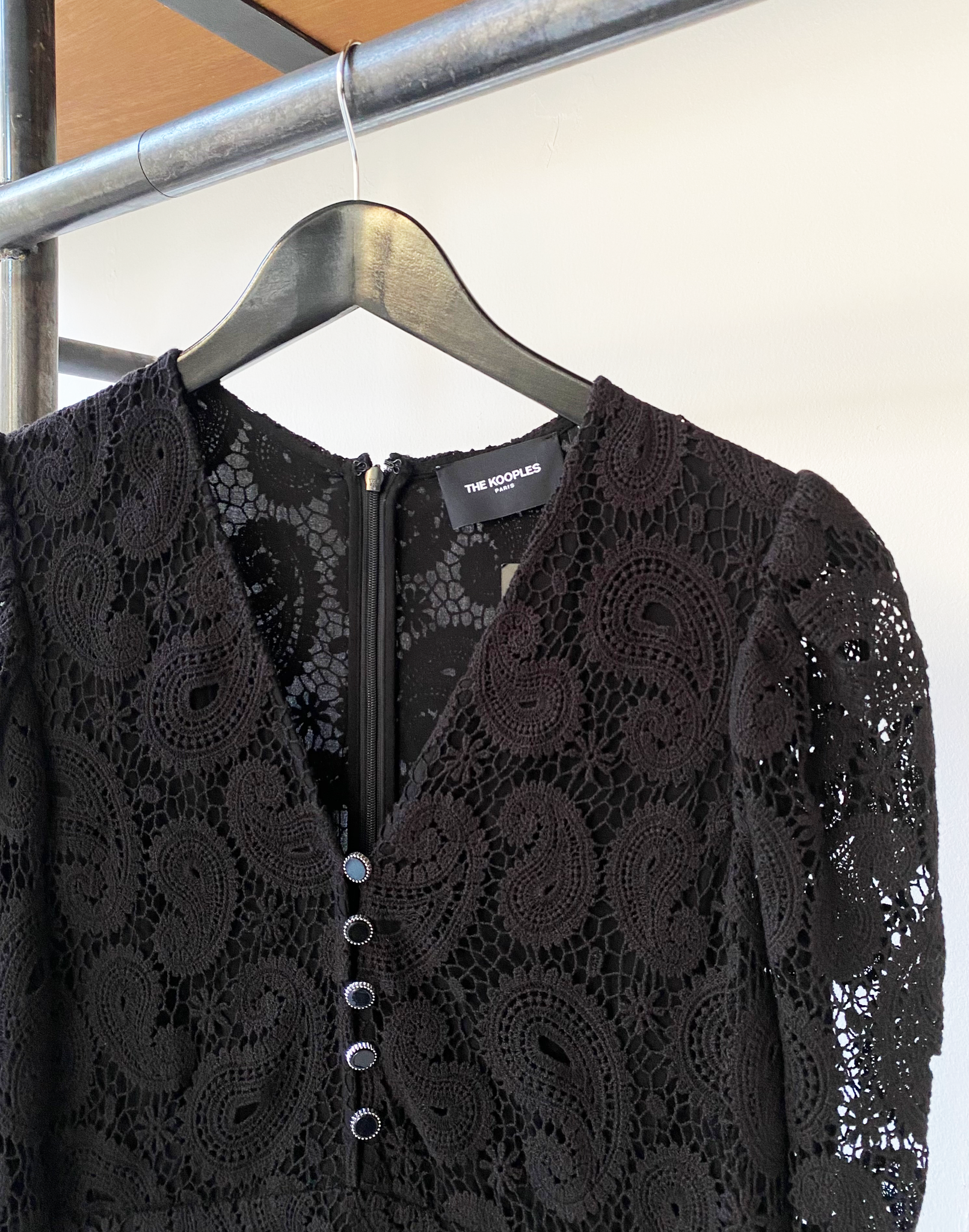 The Kooples paisley print lace jumpsuit size 1