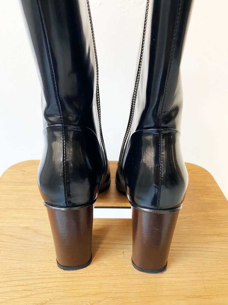 By Malene Birger By Malene Birger patent leather boots size 37 [price red.]