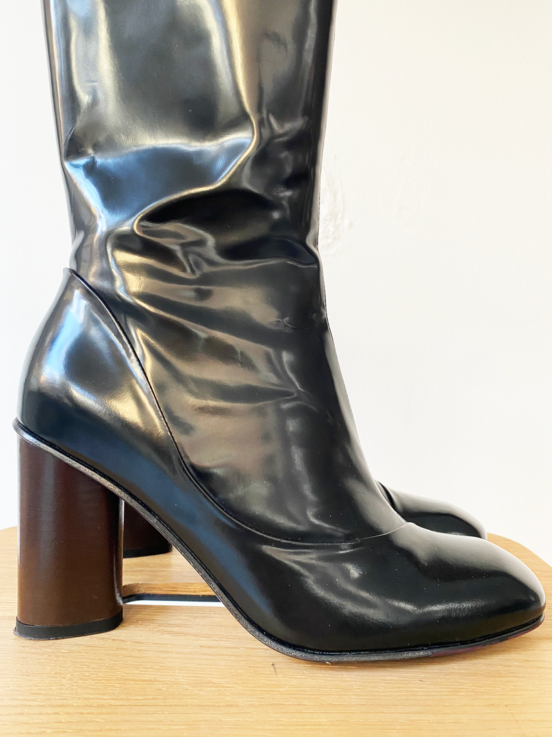 By Malene Birger By Malene Birger patent leather boots size 37 [price red.]