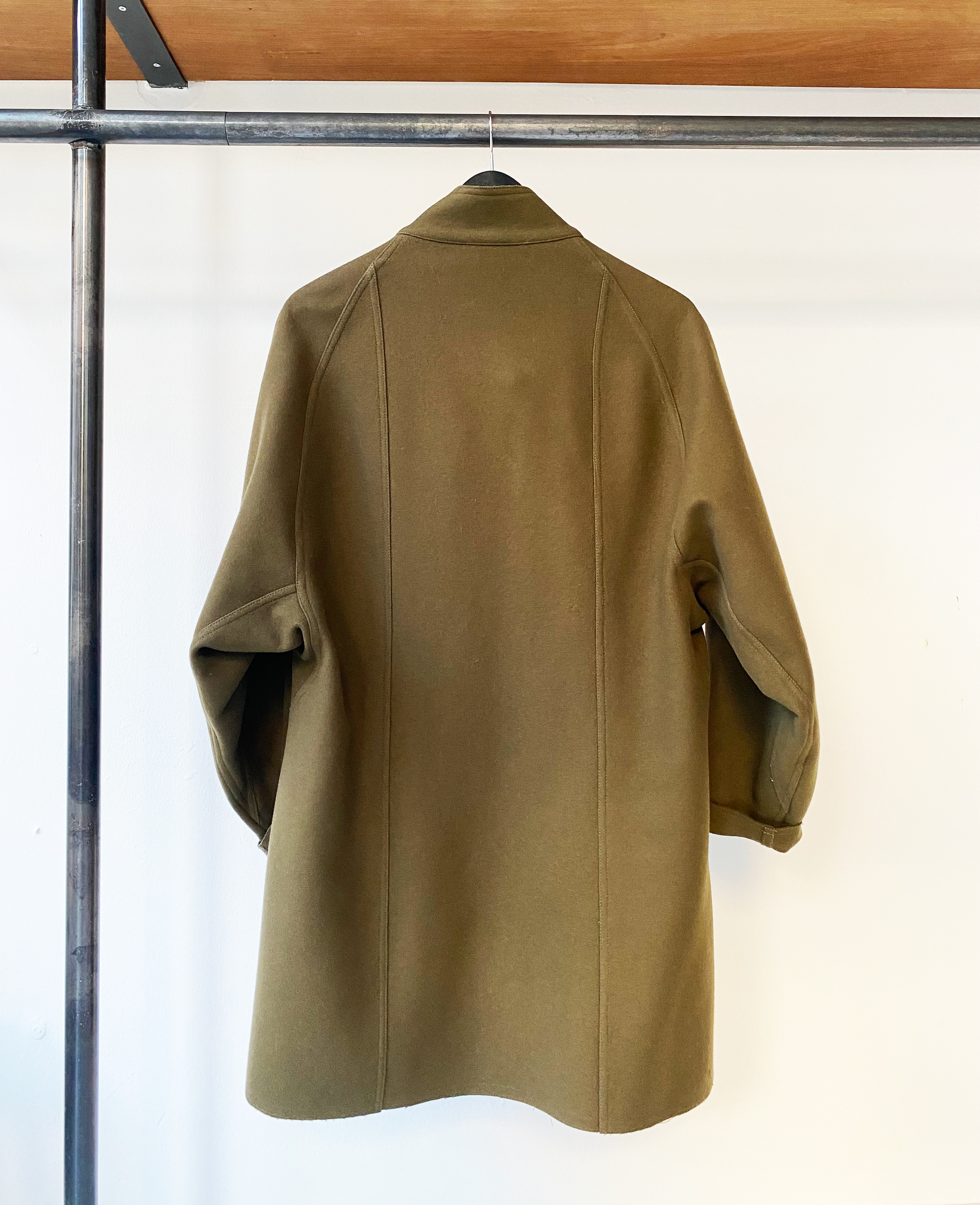 Masscob wool blend forrest green coat size 36